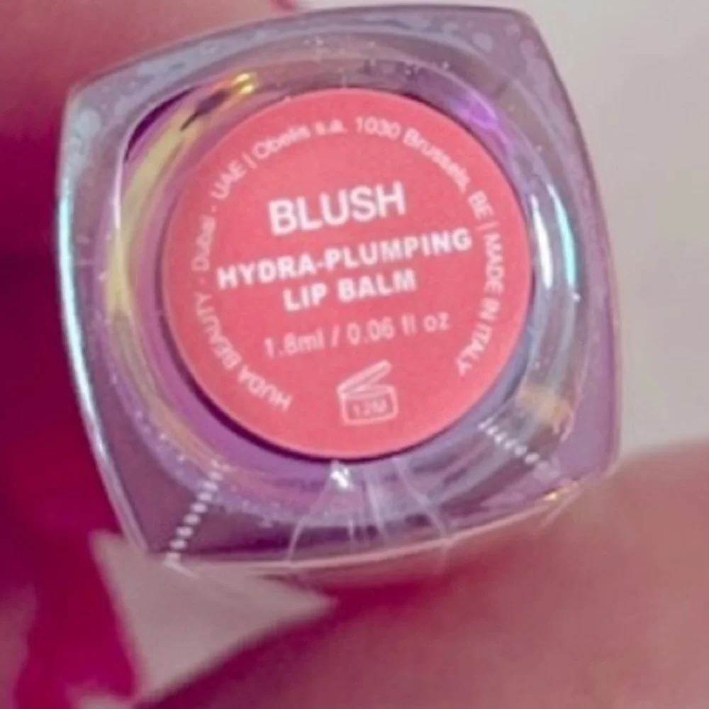 Huda Beauty Silk Balm Hydra-Plumping Lip Balm in the shade ‘Blush’
